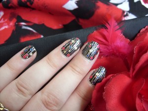 Bedazzled nail wraps by AVON